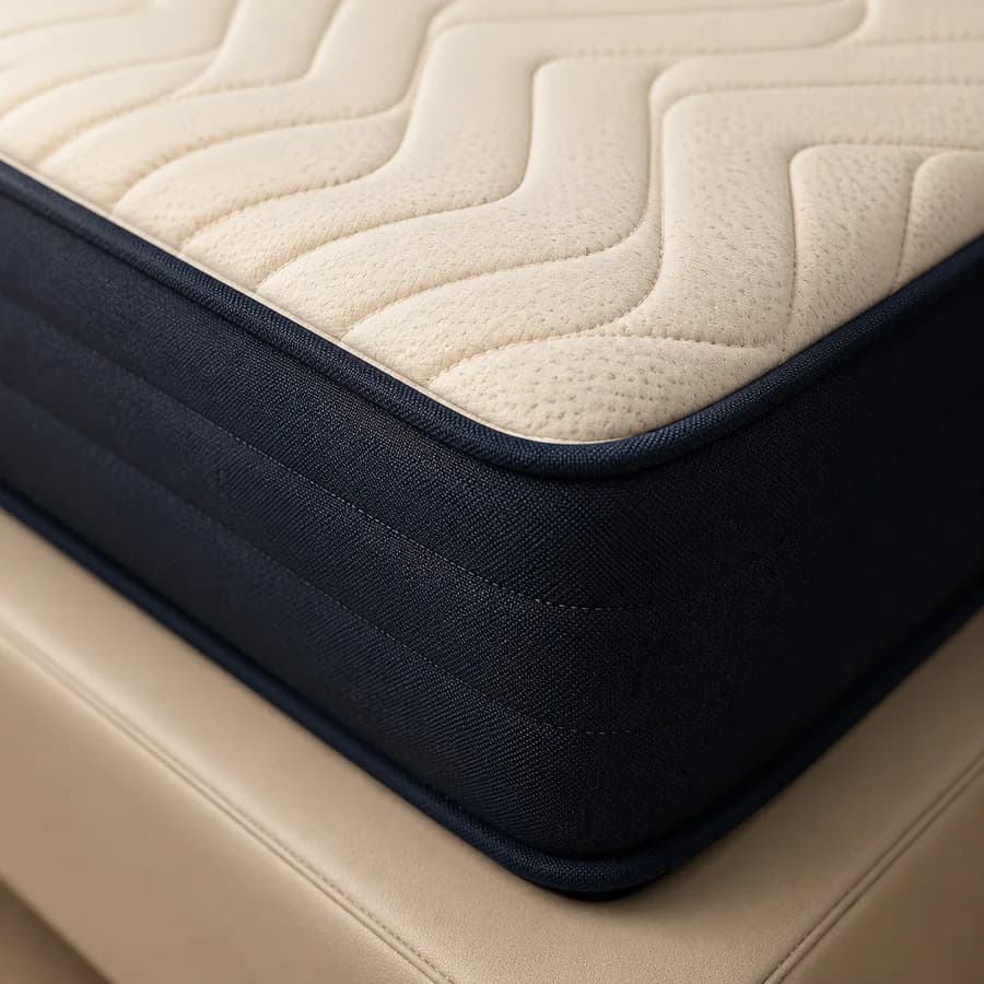 Compressed mattress detail for B2B sourcing